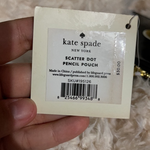 Kate Spade Scatter Dot Pencil Pouch - Picture 4 of 5